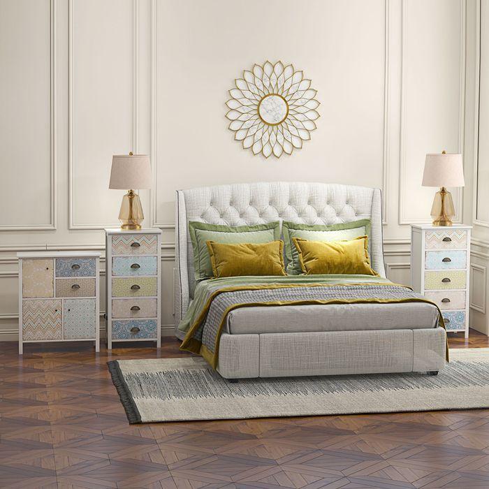 Produktbild Swisshandel24 Schubladenkommode, Modern-Design, 5 Schubladen, 46cmx34cmx97,5cm, Bunt