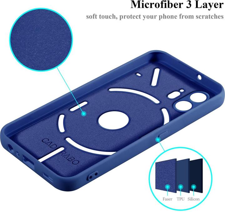 Image du produit Cadorabo Coque pour Nothing Phone 2 TPU Liquid Silicone Case (Nothing Phone (2))