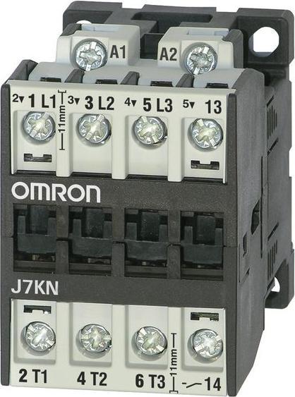 Omron Industrial Automation Componenti elettronici Contattore di potenza 24 VAC 3 NO 1 contatto NO (NO) Terminali a vite