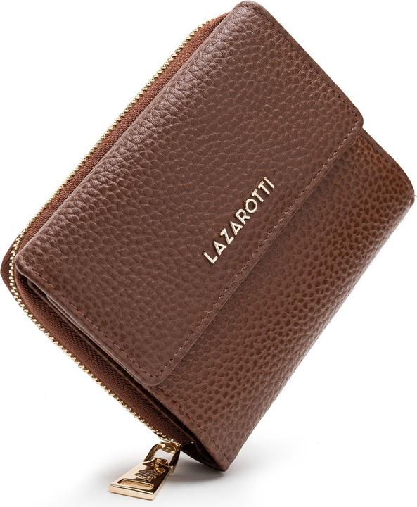 Actual product image Lazarotti Bologna Leather wallet leather 12 cm