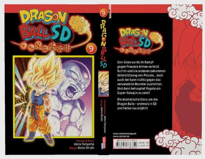 Immagine prodotto Dragon Ball SD 9 (Tedesco, Akira Toriyama, Naho Ohishi, Katrin Stamm, 2024)