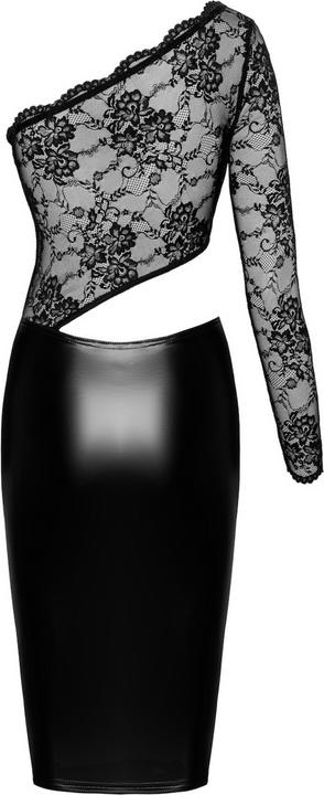 Actual product image Noir Handmade half-length dress in black (XXL)