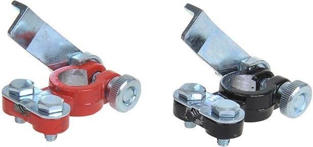 Produktbild ProPlus Batteriepol-Schnellverbinder-Set (+) und (-) rot/schwarz im Blister