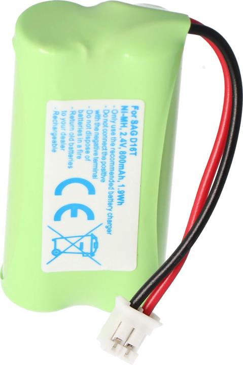 Immagine prodotto XCell Akku passend für Sagem D16T, NiMH, 2,4V, 700mAh