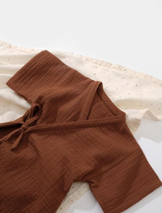 Image du produit BabyCosy Romper à double poitrine et à manches courtes (74)