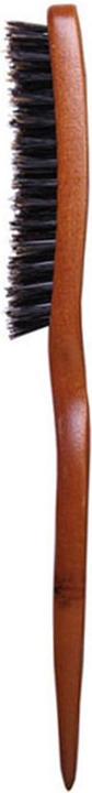 Immagine prodotto Caso EUROSTIL Spazzola unisex in legno a setole curve per acconciare e districare - 1 unità nera
