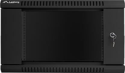Produktbild Lanberg WF01-6406-10B Rack 6U Wandmontiertes Regal Schwarz (6 HE, 19 Zoll Rack)