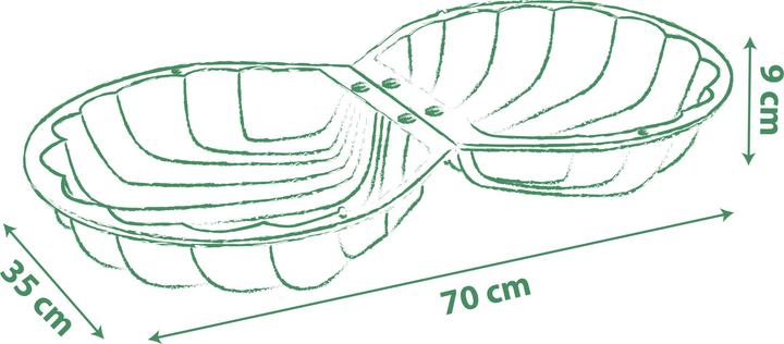 Produktbild Smoby Green Doppel-Sandmuschel, Display