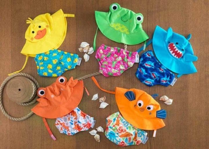 Immagine prodotto Zoochini Set di 2 pannolini da bagno Zoocchini, Sherman lo squalo, 6-12 mesi (Pacco trasportabile, 2 Pezzo/i)