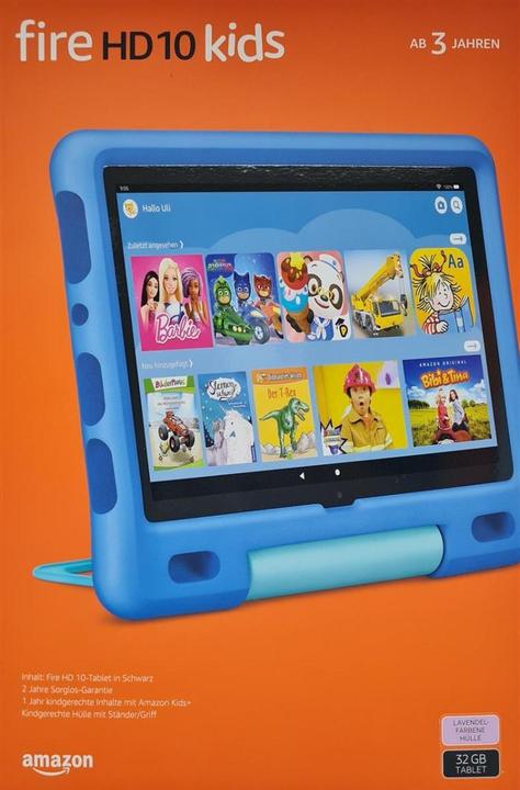 Produktbild Amazon Fire HD 10 Kids (2021) inkl. Hülle (10.10", 32 GB, Lavender)