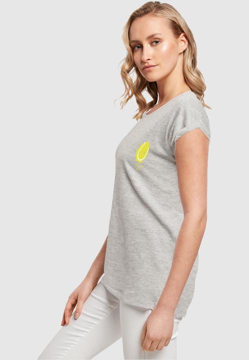 Actual product image Merchcode Ladies Its Tennis Time Extended Shoulder Tee - 116489 (XL)