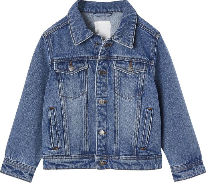 Immagine prodotto Vertbaudet Jungen Jeansjacke mit Steppnähten (128)