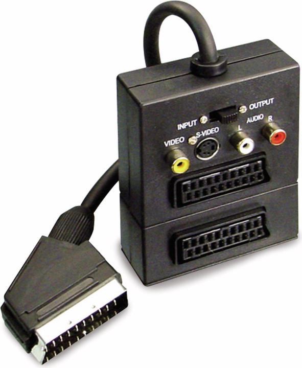 Immagine prodotto Shiverpeaks Adattatore per la massima connettività S/CONN Adattatore video/audio, da spina Scart a presa Scart