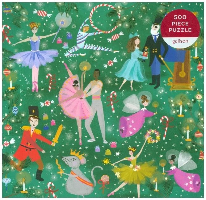 Actual product image Abrams & Chronicle Enchanted Nutcracker 500 Piece Puzzle (Galison, English)