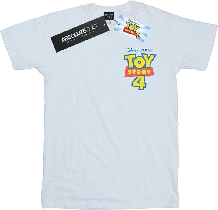 Disney Toy Story 4 Logo Breast Print TShirt (4XL)