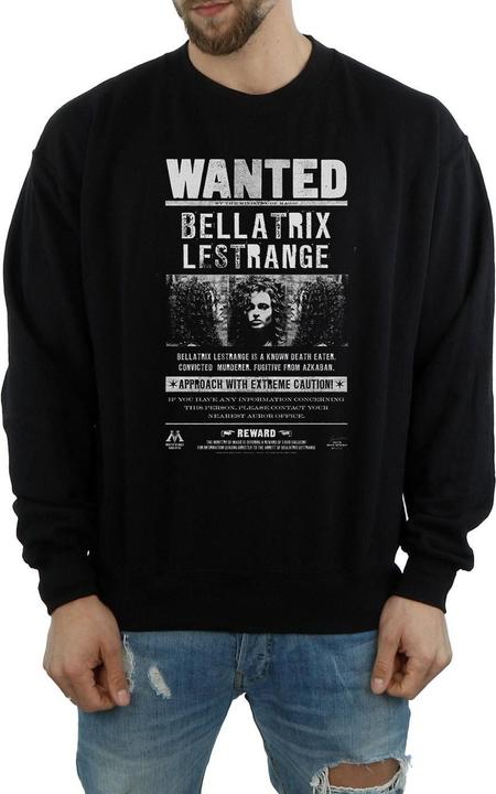 Image du produit - Sweat BELLATRIX LESTRANGE WANTED - Homme (S)