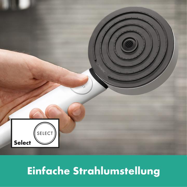 Actual product image hansgrohe Pulsify Select S 105 Relaxation EcoSmart (3 Beam types, 8.20 l/min)