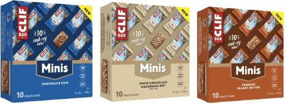 Image du produit Clif Bar Mini barres Chocolate Chip (Chocolat, 10 pcs, 280 g)