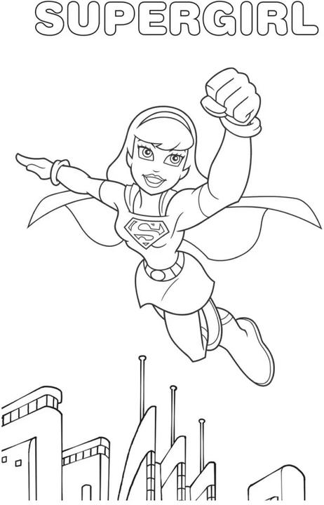Actual product image DC Superheroes: My Colouring Book