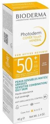 Image du produit Bioderma Photoderm Cover Touch SPF50+ Brun 40g (Crème solaire visage, SPF 50+, 3.33 ml, 40 g)