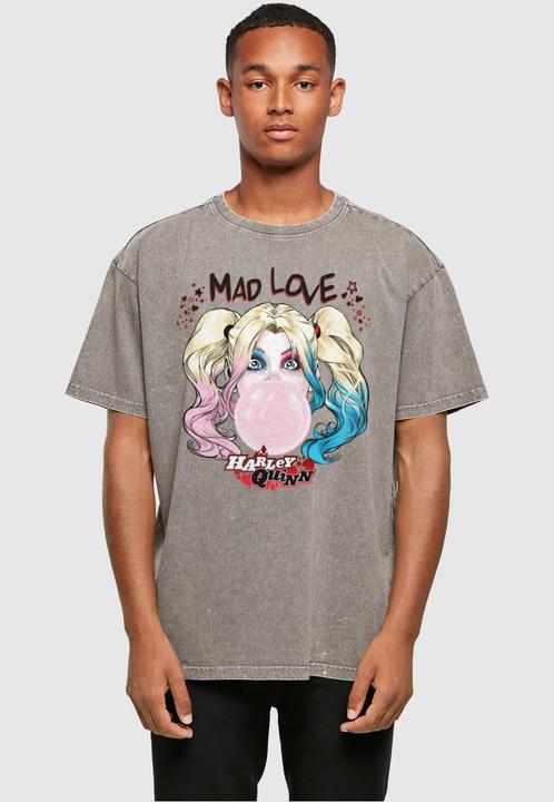 Immagine prodotto Absolute Cult Batman - Harley Quinn Mad Love - Maglietta oversize lavata con acido - 114251 (L)
