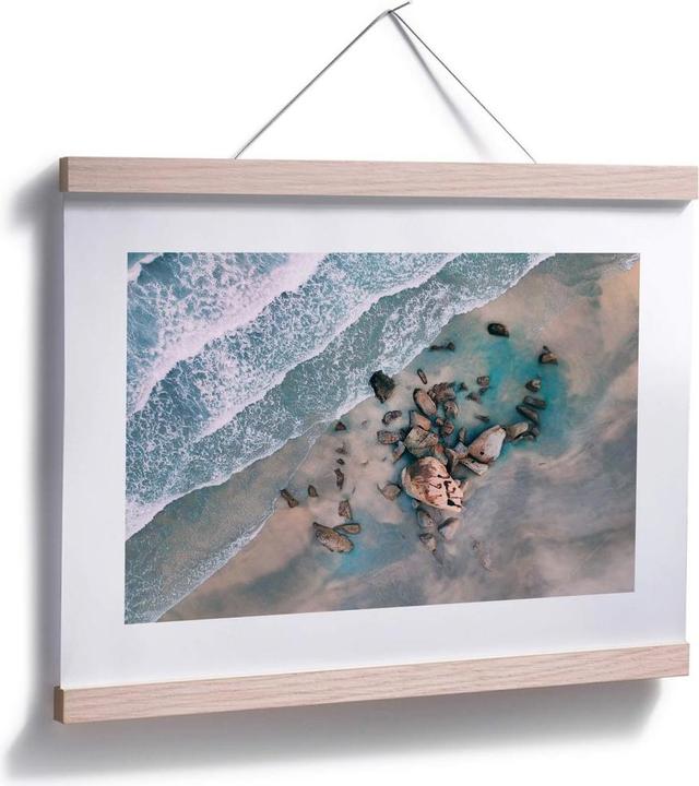 Image du produit Trenddeko La vue d'en haut : des pierres sur la plage (40 x 30 cm)