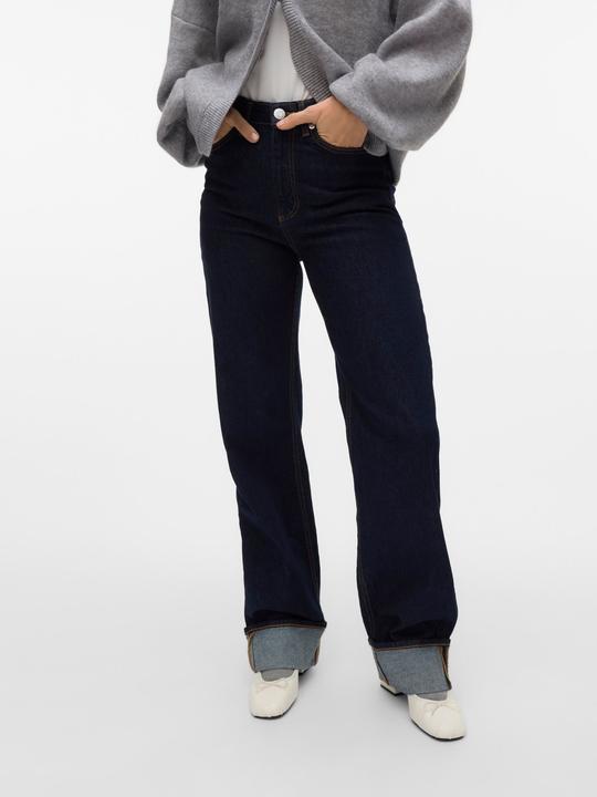 Actual product image Vero Moda VMTESSA Hohe Taille Weiter Beinschnitt Jeans Weit geschnitten (W29/L32)