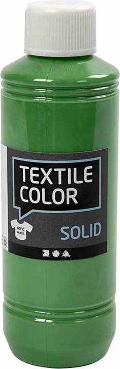 Creativ Company Textile Color Vernice coprente per tessuti - Verde brillante, 250 ml (Verde brillante, 250 ml)