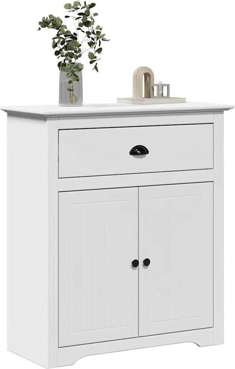 Produktbild VidaXL Flurschrank BODO Weiss 80x35x90 cm Flurmöbel Schrank Wohnzimmerschrank (80 x 35 x 90 cm)