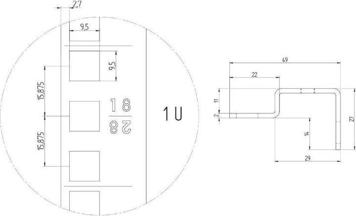 Produktbild Triton Rack-Schiene