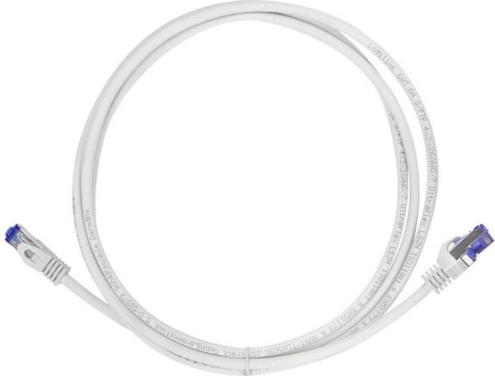 Immagine prodotto LogiLink Cavo patch Ultraflex, Cat.6A, S/FTP, 5,0 m, grigio con cavo grezzo Cat.7, cavo extra flessibile e (S/FTP, CAT6a, 5 m)