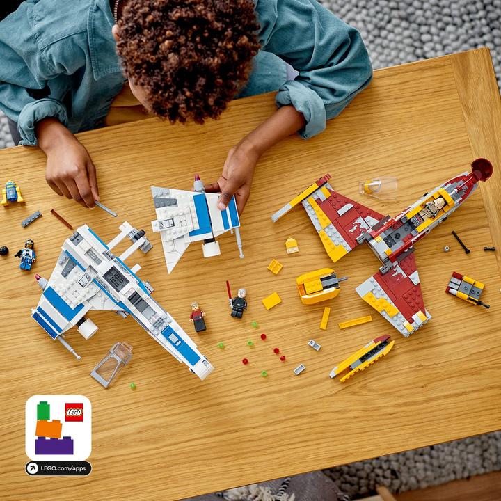 Produktbild LEGO New Republic E-Wing vs. Shin Hatis Starfighter (75364, LEGO Star Wars)