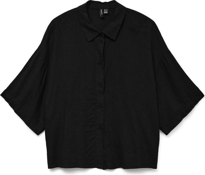 Immagine prodotto Vero Moda Vmlinn Lino 2/4 Camicia Corta Wvn Noos (XL)