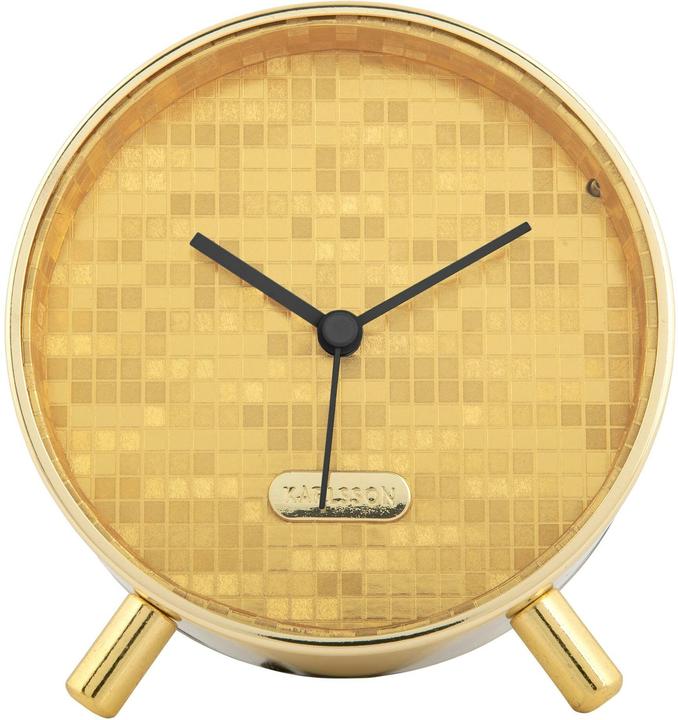 Produktbild Karlsson Klassischer Wecker Disco Bling Bling 11 cm, Gold