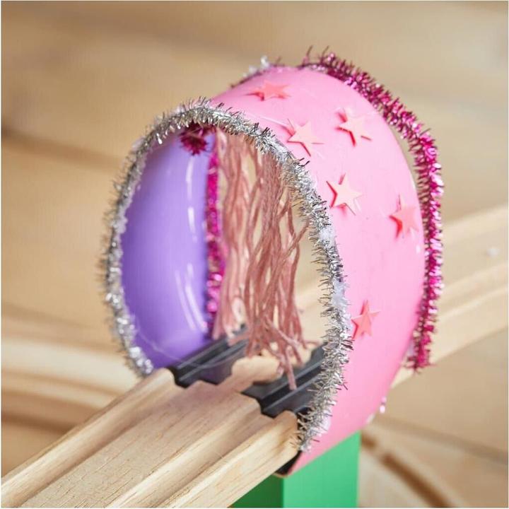 Toy2 Strisce curve per connettori per binari - 4 pezzi
