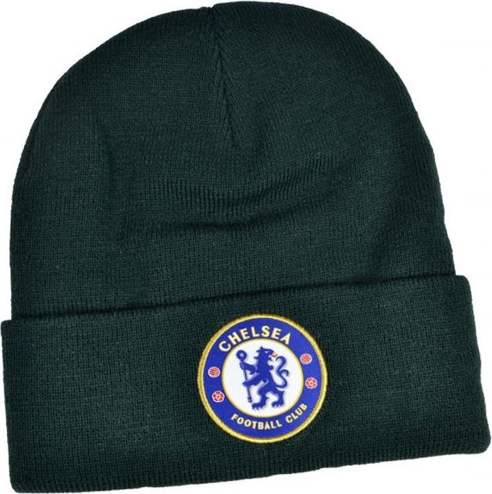 Actual product image Chelsea FC Bronx Crest Knitted Turn Up Hat (One size)