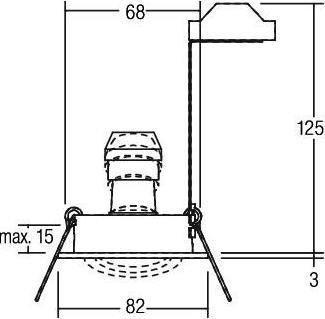 Produktbild Brumberg HV-Einbaustrahler (GU10)