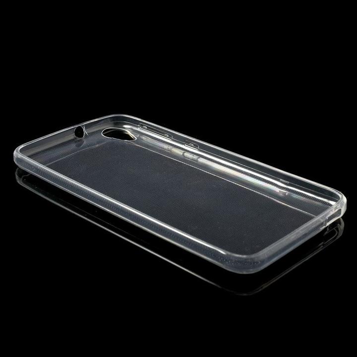 Produktbild König Design HTC Desire 820 Hülle Transparent Silikon Case durchsichtige Handyhülle (HTC Desire 820)