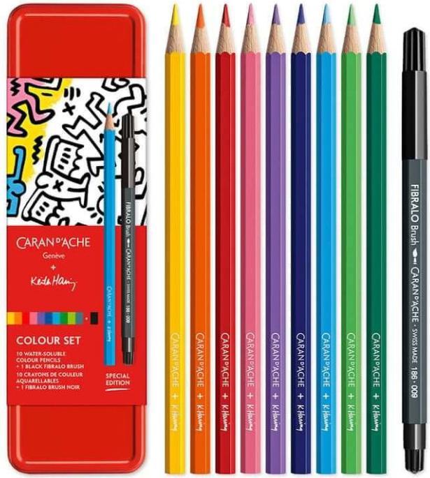 Image du produit Caran d'Ache Farbset Keith Haring Sonderedition (Multicolore, 11 x)