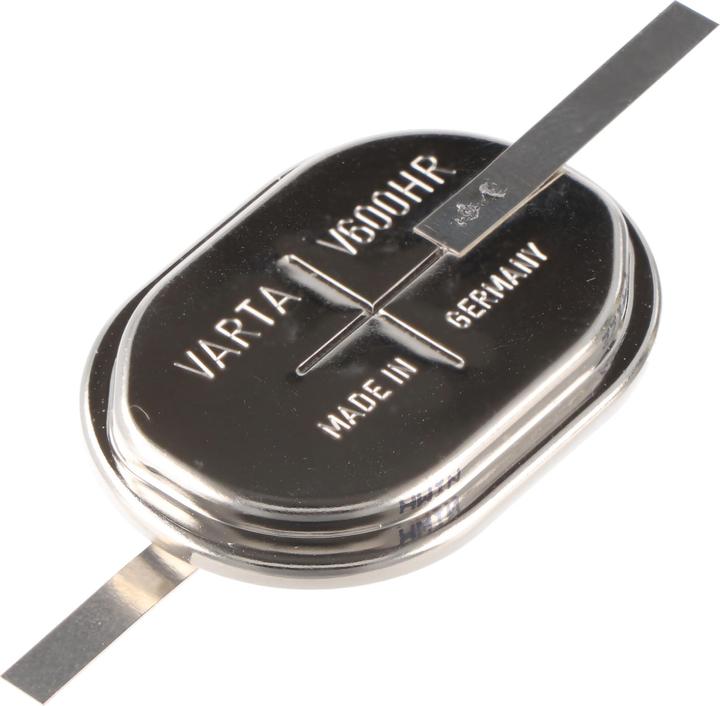 Image du produit Varta Batterie V600HR aufladbare NiMH Knopfzelle mit Lötfahne Z (1 pcs, 600 mAh, Piles rechargeables + chargeur)