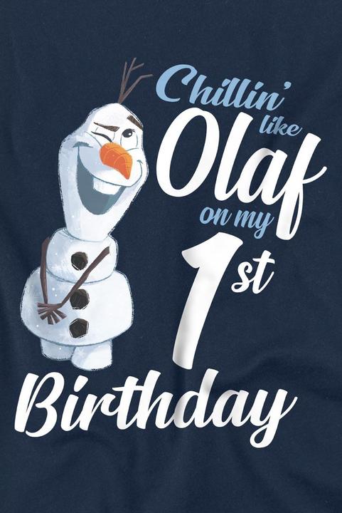 Immagine prodotto Disney Frozen Chillin Like Olaf Maglietta 1° Compleanno Bambini (104)