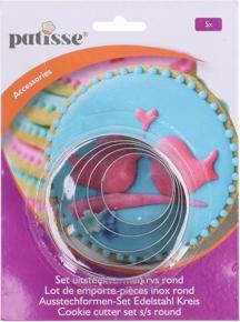 Patisse Biscuit Cutter Circle Set 5 pieces