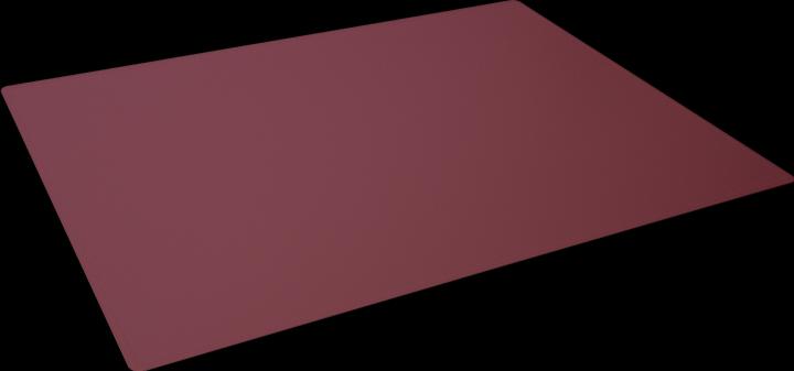 Actual product image Durable Desk pad with decorative groove, PP, red (65 x 50 cm)