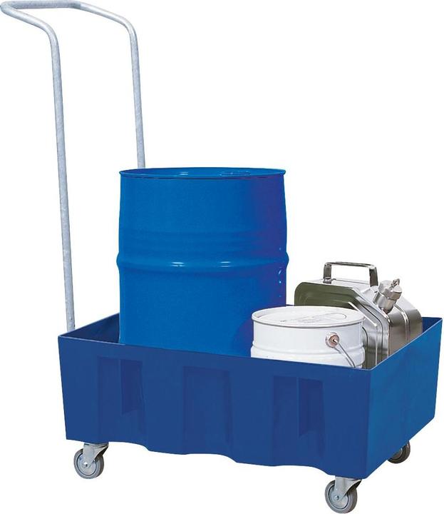 Produktbild asecos Auffangwanne PE 60 l m. Rollen u. Bügel