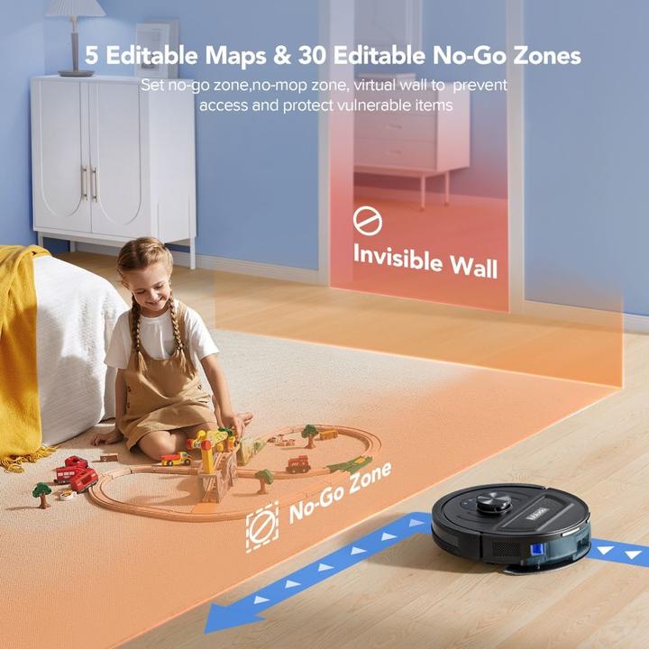 Immagine prodotto Lubluelu Robot di pulizia L20 (Robot aspirapolvere)