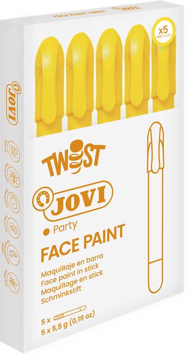 Produktbild Jovi Fasching-Schminke, Schminkstift Twist Face Paint gelb