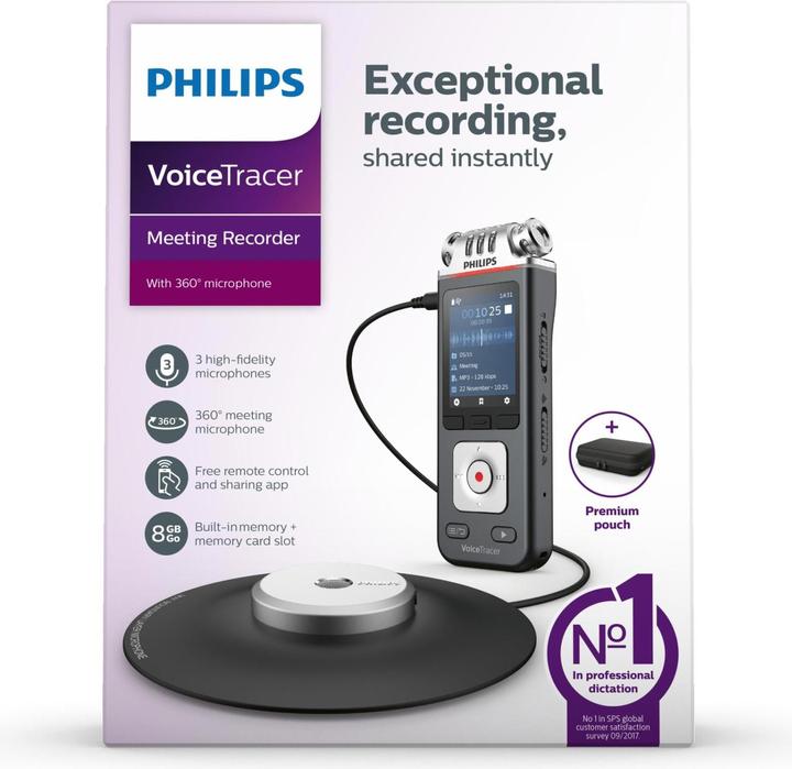 Actual product image Philips Digital Voice Tracer DVT8110 (8 GB)