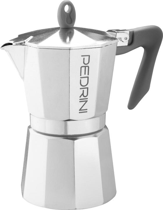Pedrini ppl spa Kaffeemaschine, Moka für Espresso, Aluminiumlegierung EN 601, italienisches (6 T.)