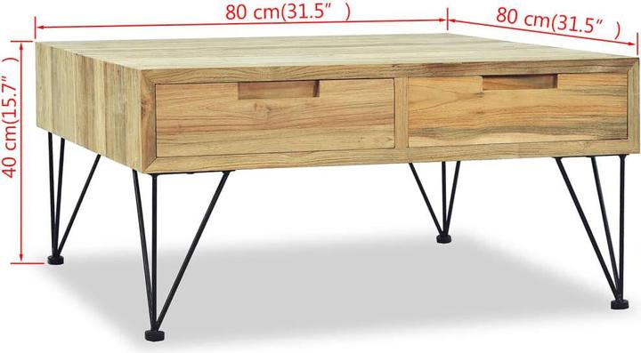 Produktbild VidaXL Camilla (80 x 80 x 40 cm)
