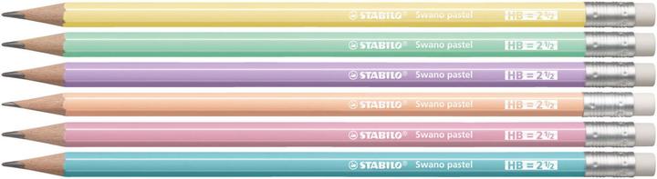 Actual product image STABILO Pencil Swano Pastel HB with eraser green (12 pcs.) (2.20 mm, HB, 1 x)